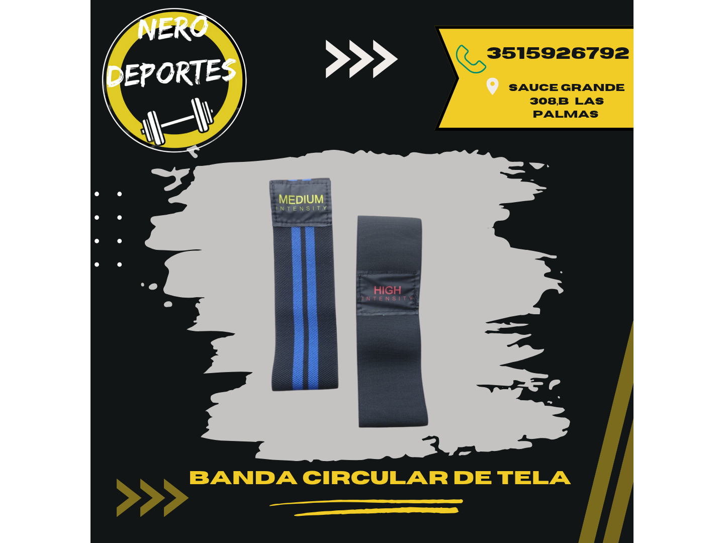 Banda circular de tela