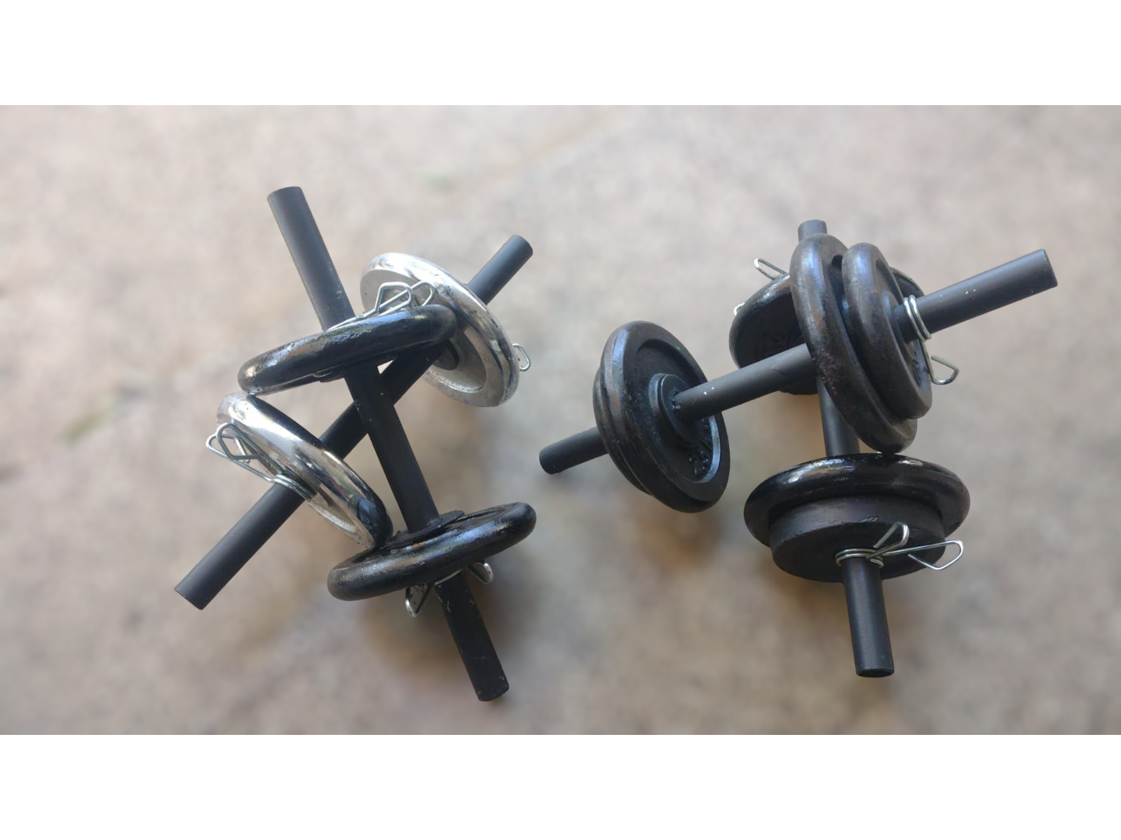 Combo 2 mancuernas+ 7,5 kg c/u