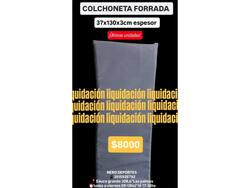 Colchoneta forrada 37x130x3cm