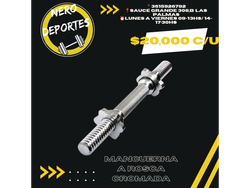 Mancuerna a rosca cromada