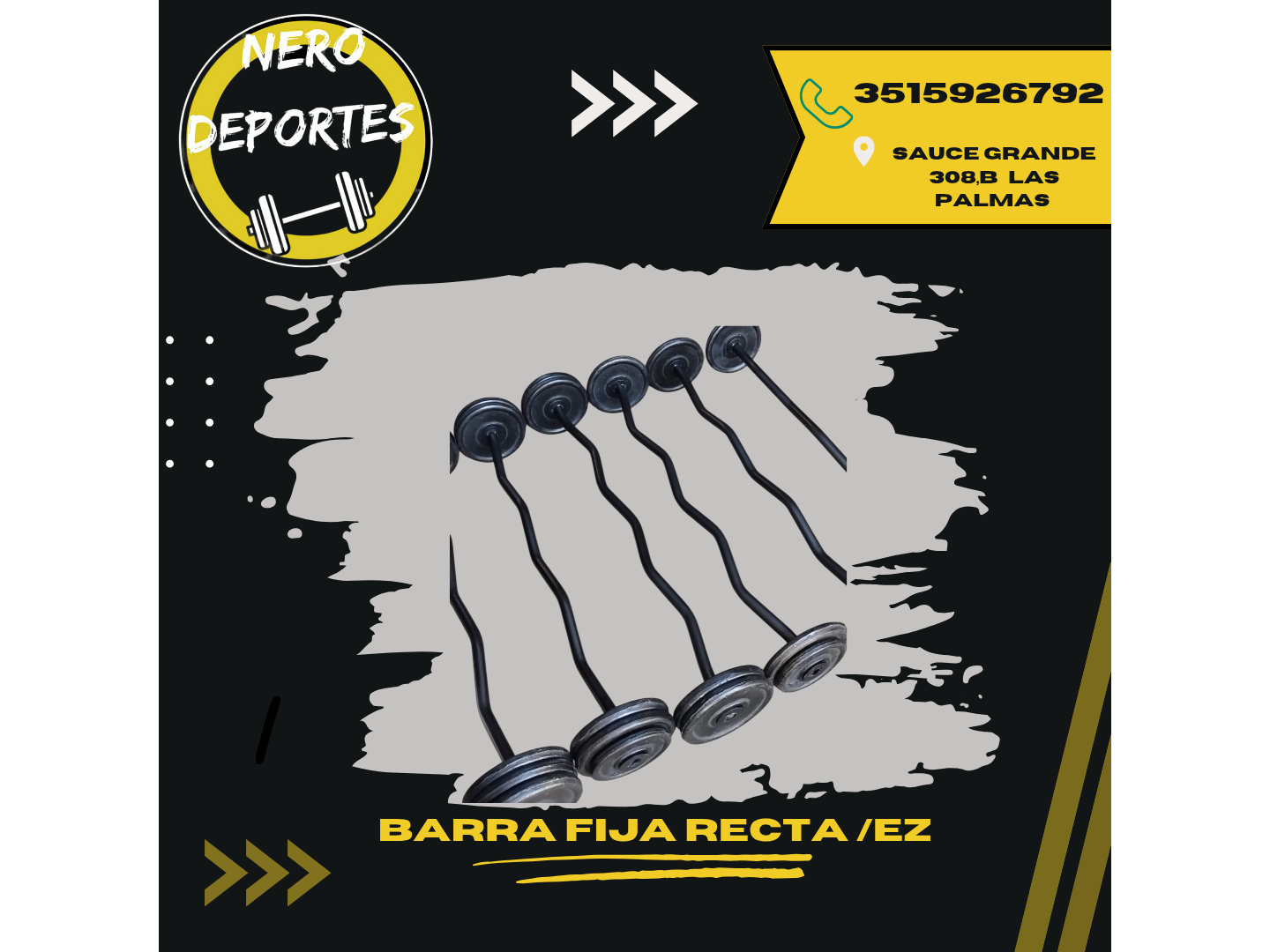 Barra fija recta /ez( kg)