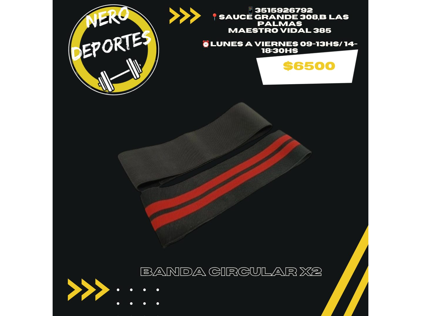 Bandas circulares tela x2