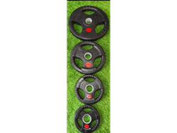 Discos de fundición olimpicos recubiertos en goma 2.5 5 10 y 20kg