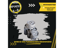 Disco fundición redondo