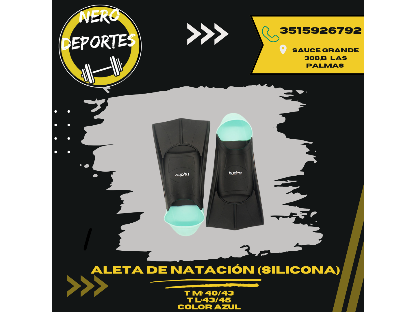 Aleta de natacion (silicona)