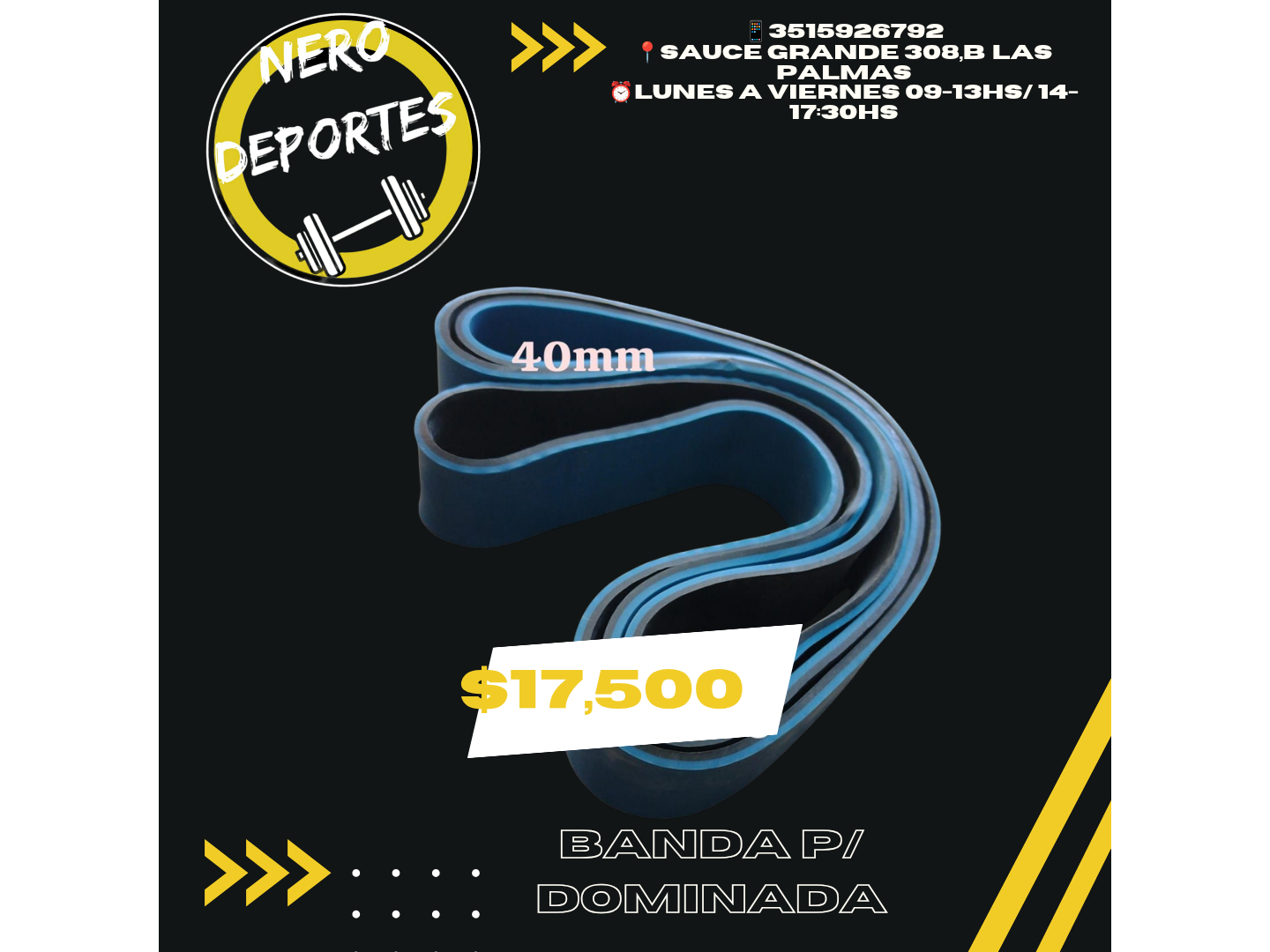 Banda para dominadas 40mm