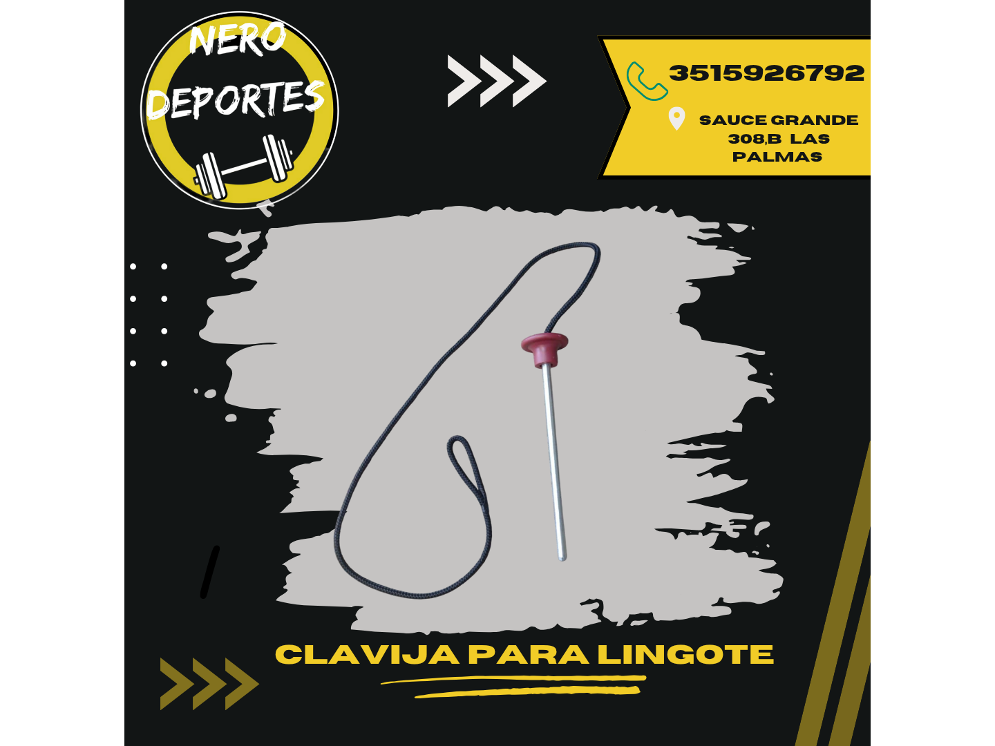 Clavija para lingote