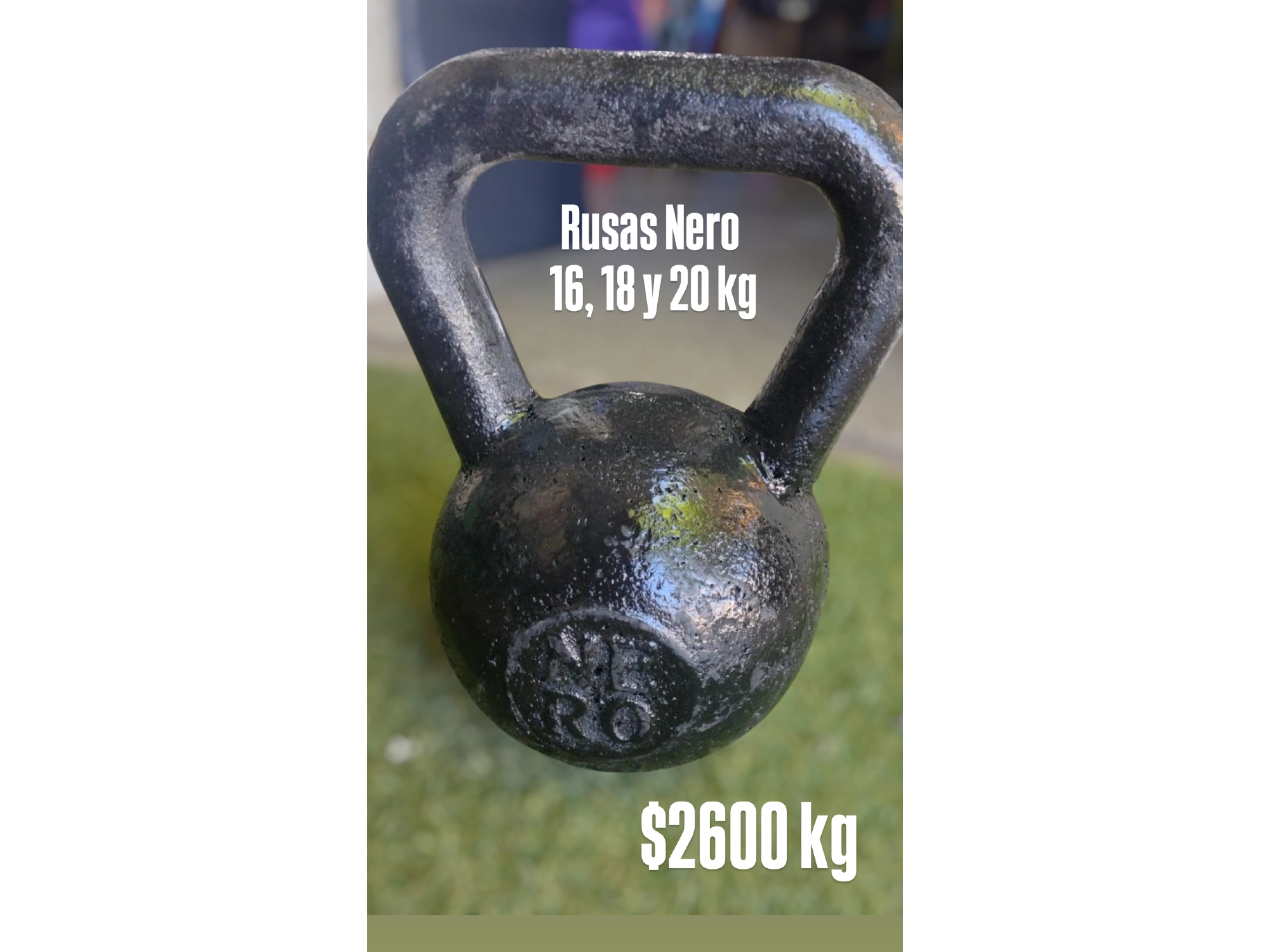 Rusas Nero 16, 18 y 20 kg