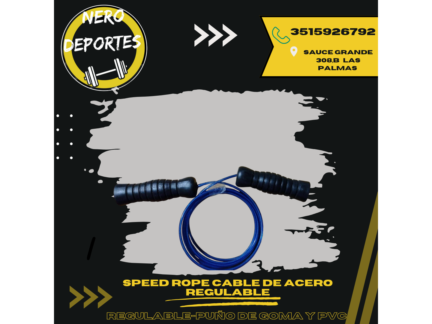 Speed rope cable de acero