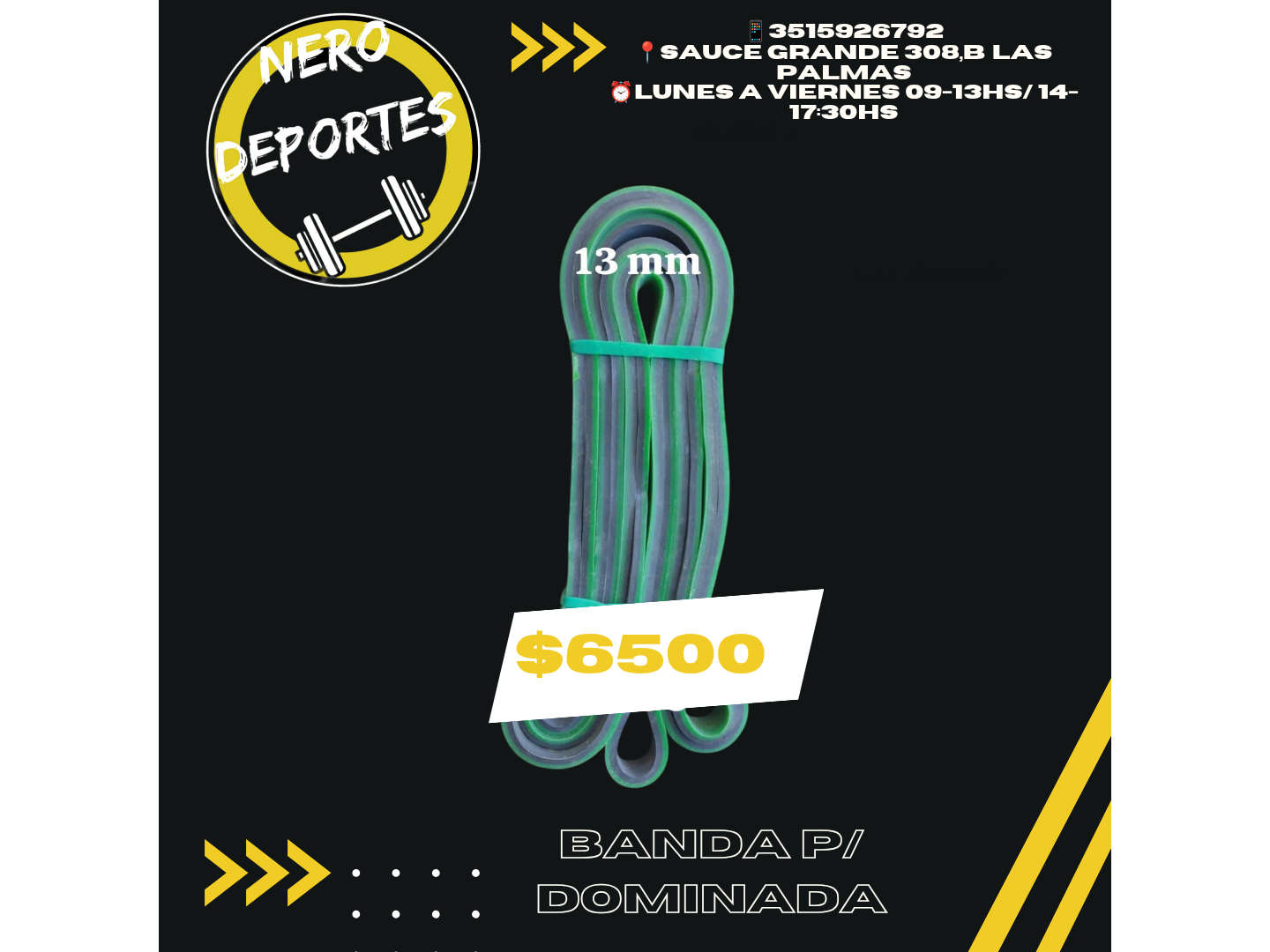 Bandas para dominadas 13mm