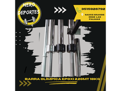 Barra olímpica epoxi 2, 20mt 18kg