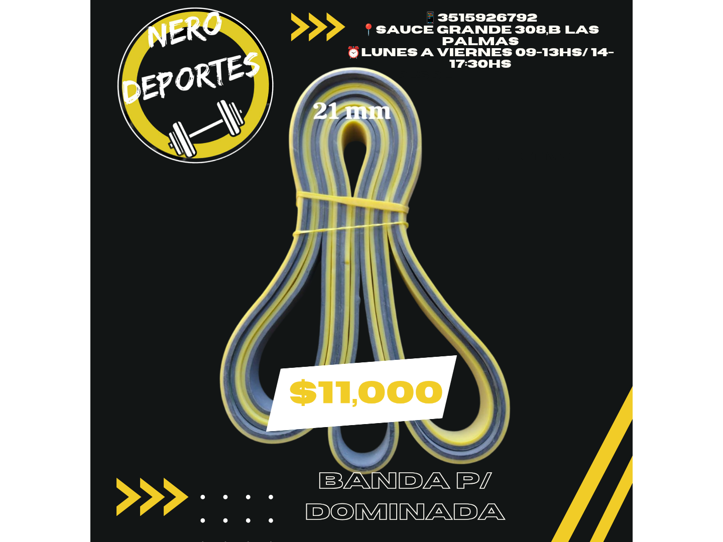 Bandas para dominadas 21mm