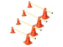 Valla regulable con conos 2 medidas