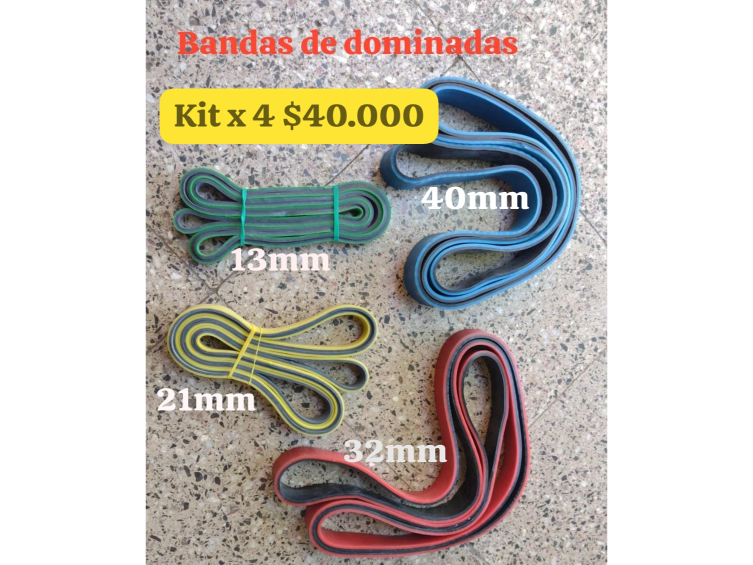 Banda de dominadas bicolor