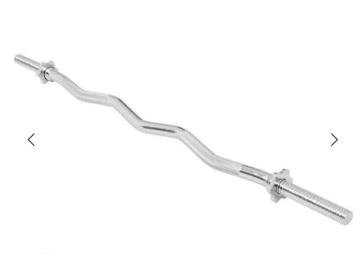 Barra EZ a rosca cromada