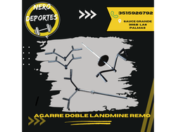 Agarre doble landmine remo