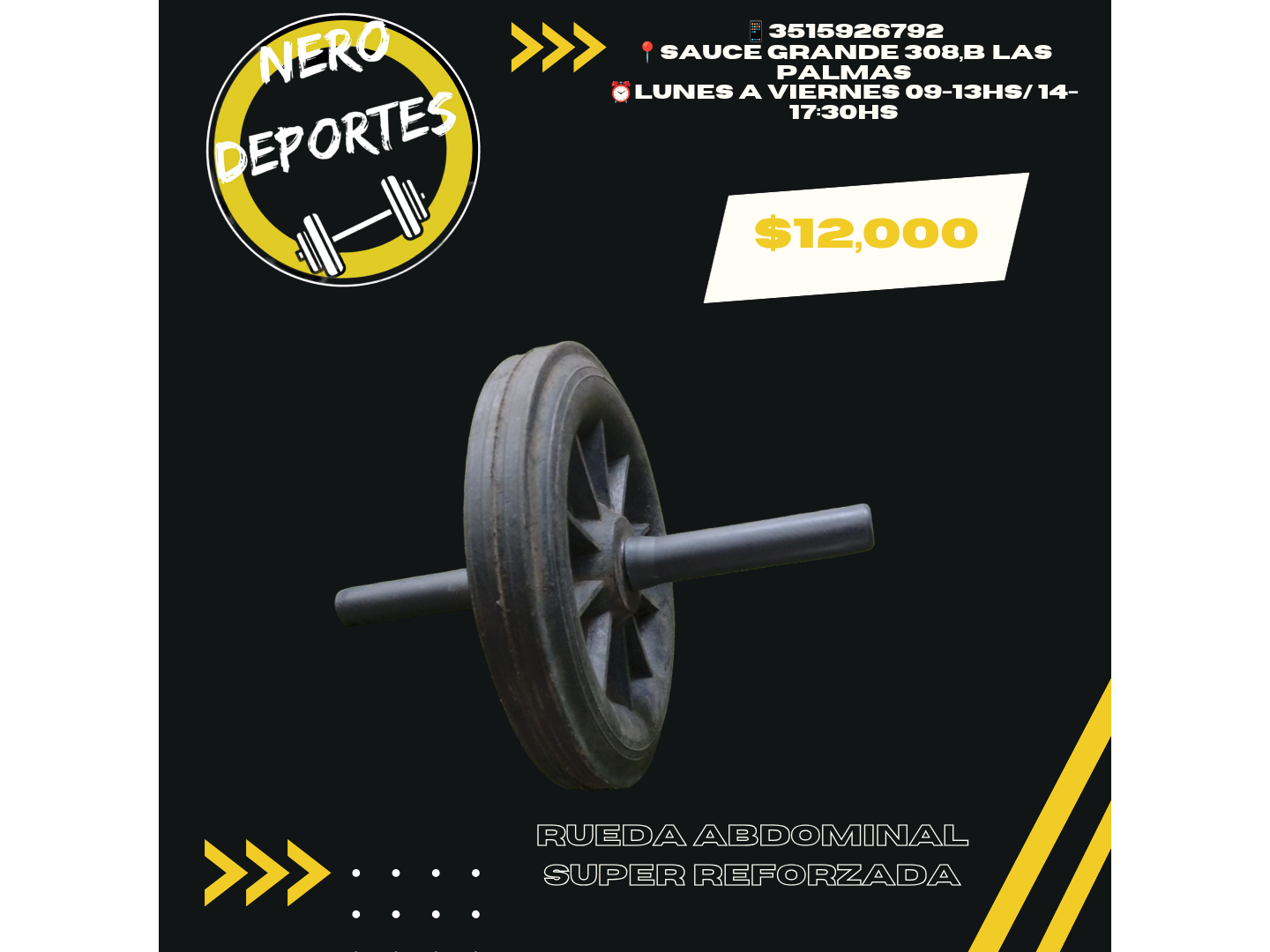 Rueda abdominal super reforzada