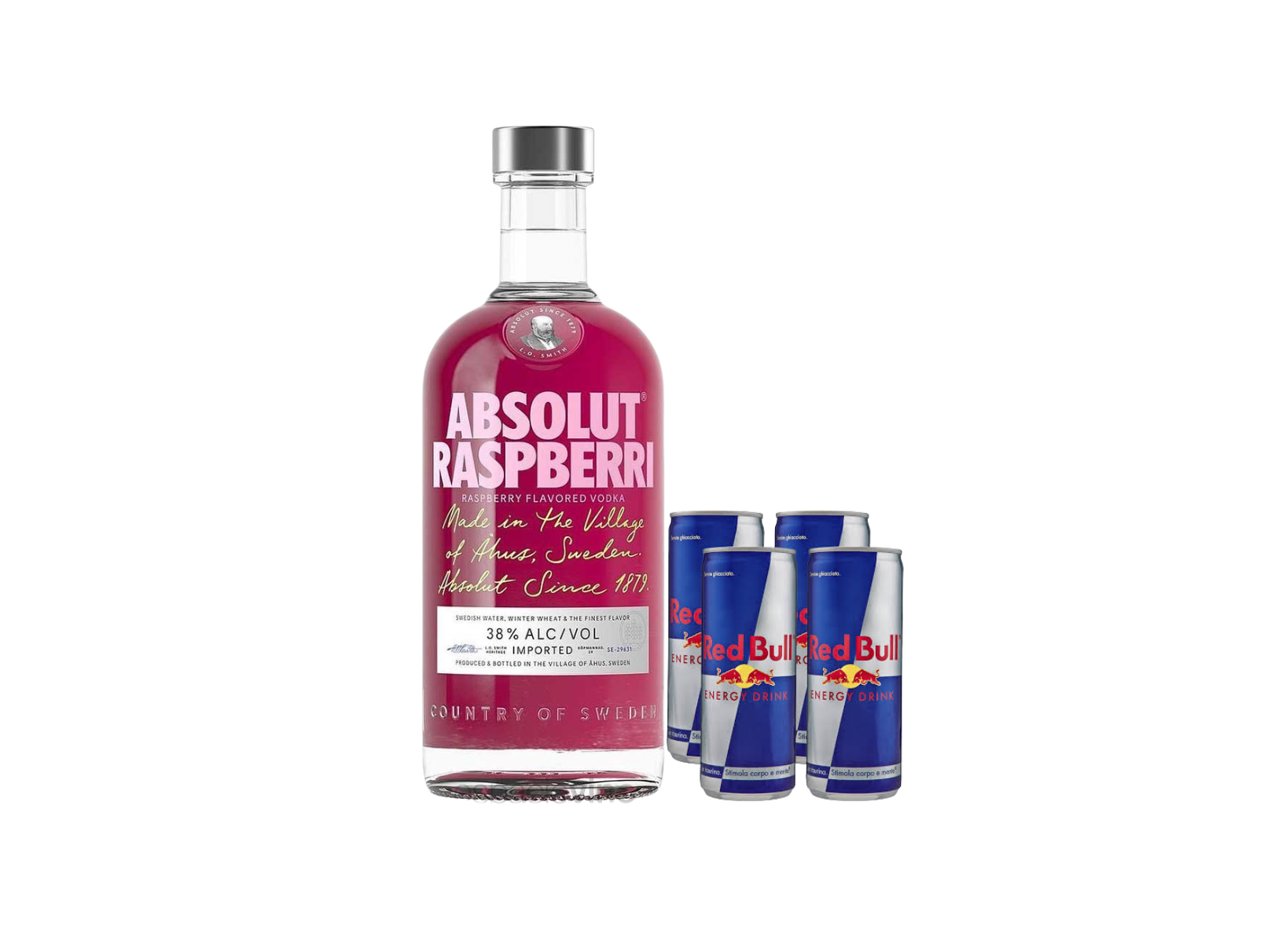ABSOLUT SABOR + 4 RED BULL