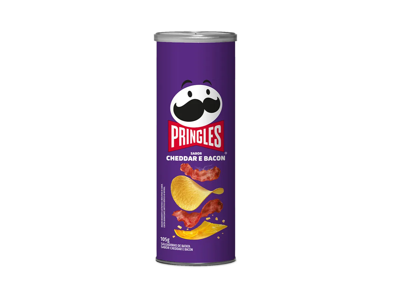 Pringles cheddar y bacon 109g