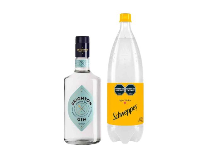 Gin Brighton + Schweppes