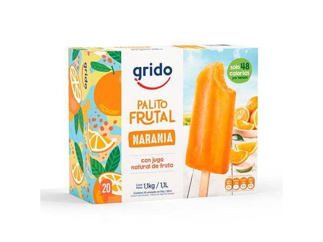 Palito Naranja Grido x10u