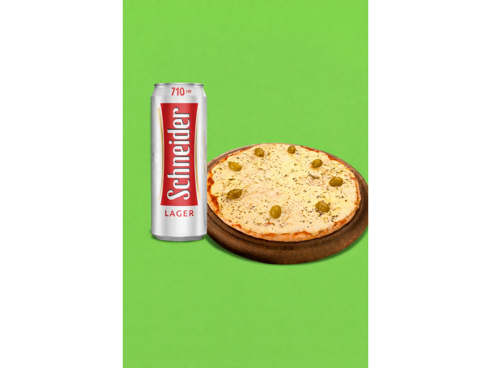 Pizza Muzza + Latón Schneider