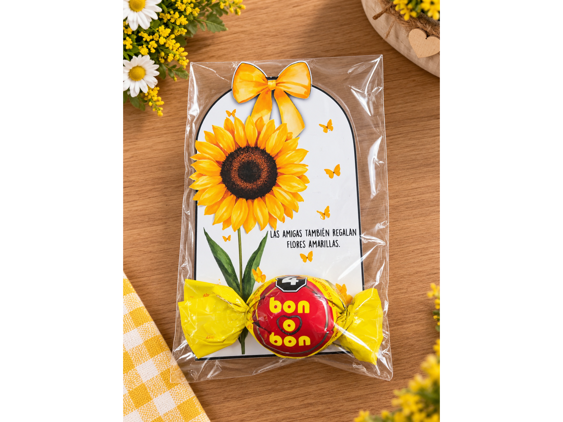 Tarjeta + Bon o Bon Primavera + Nota Primavera