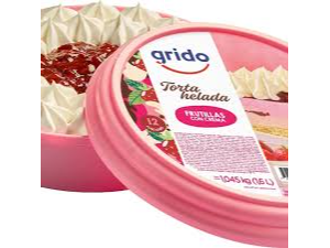 Torta viral Grido frutilla