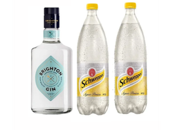 Gin Brighton + 2 Schweppes