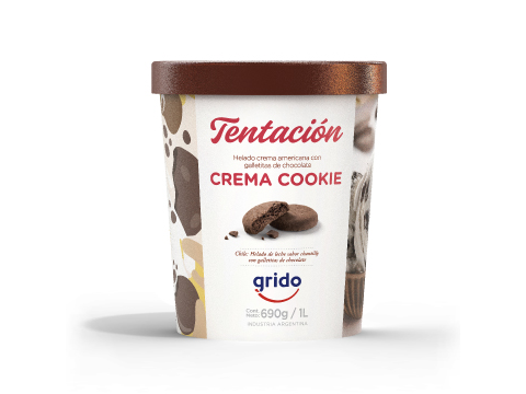 Tentación Crema cookie