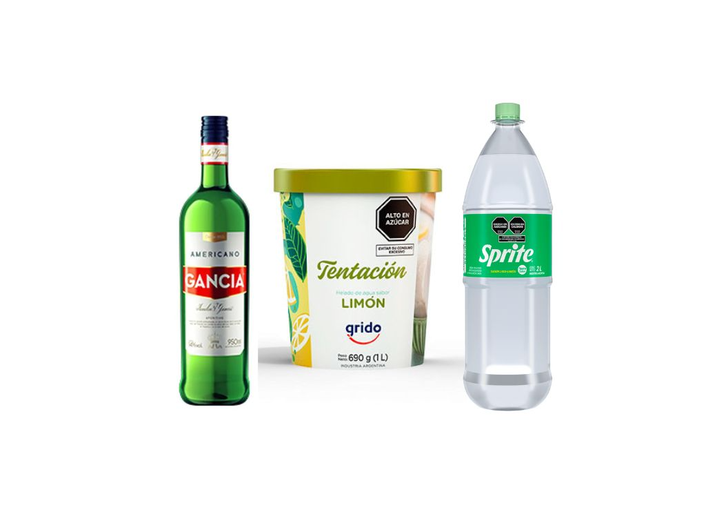 Gancia + Tentación Limón + Sprite 2.25ml