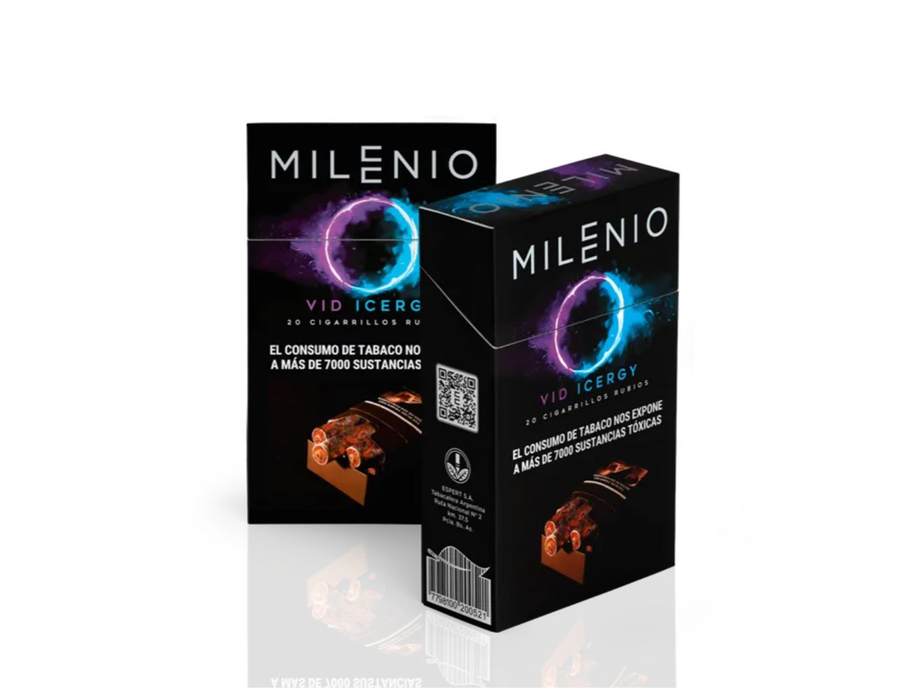 Milenio doble click menta/uva