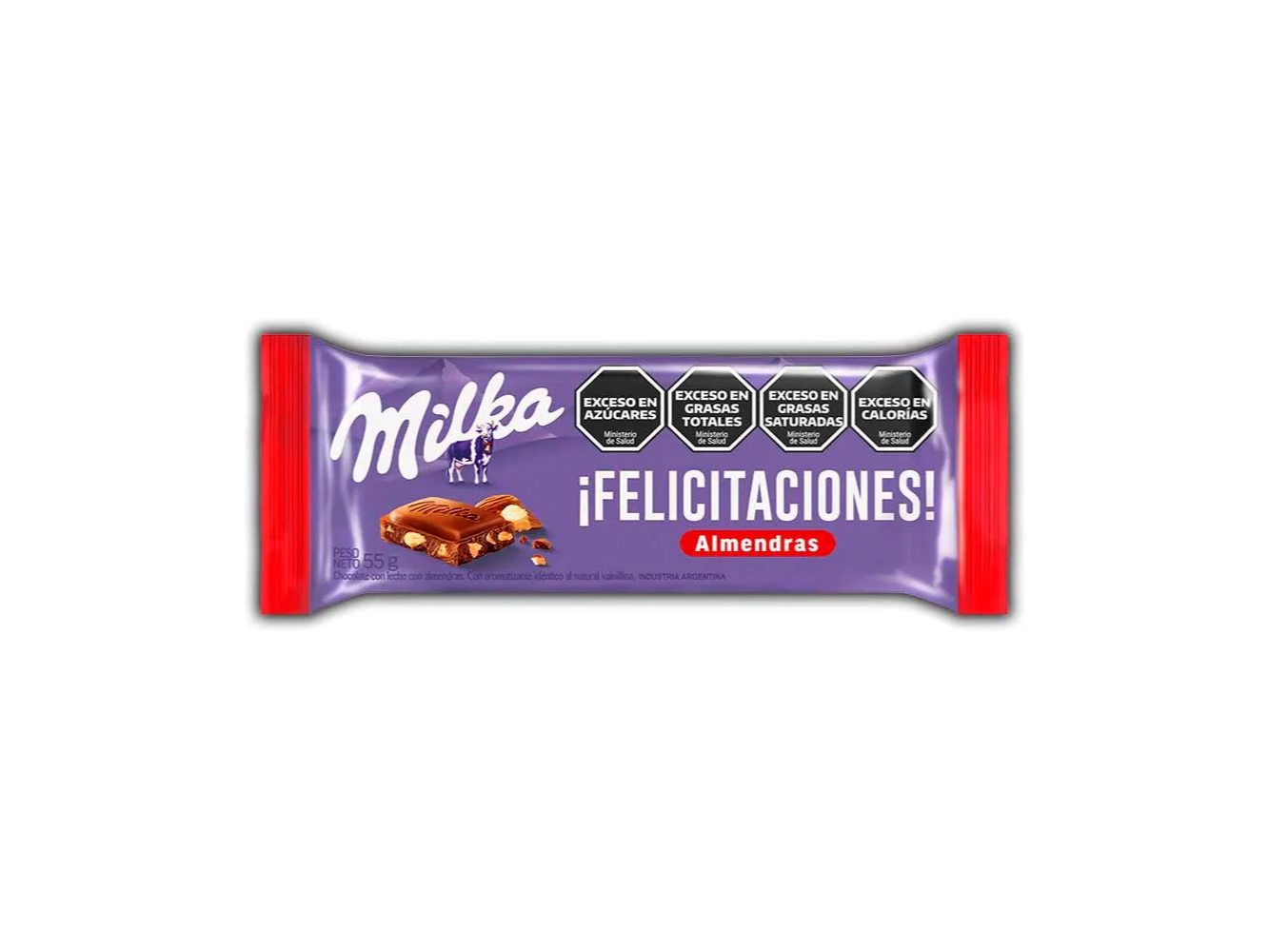 Milka almendras 55g