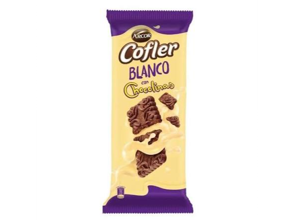Cofler chocolinas blanco 55g
