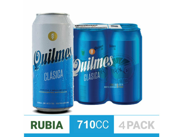 Pack x4 Quilmes 710ml