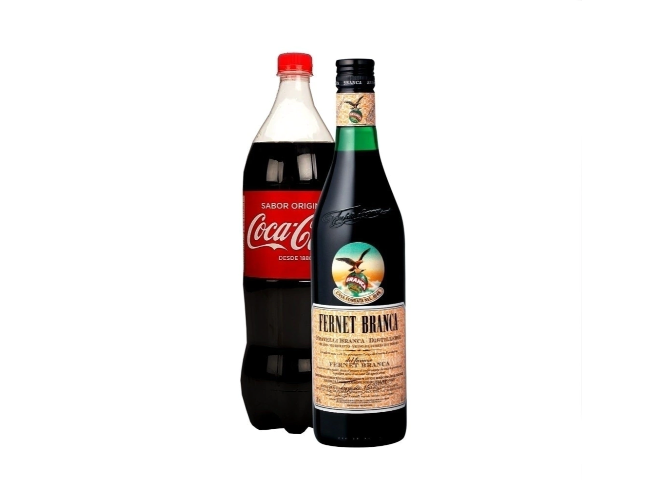 Fernet 750 ml + 1 Coca Cola 2,5