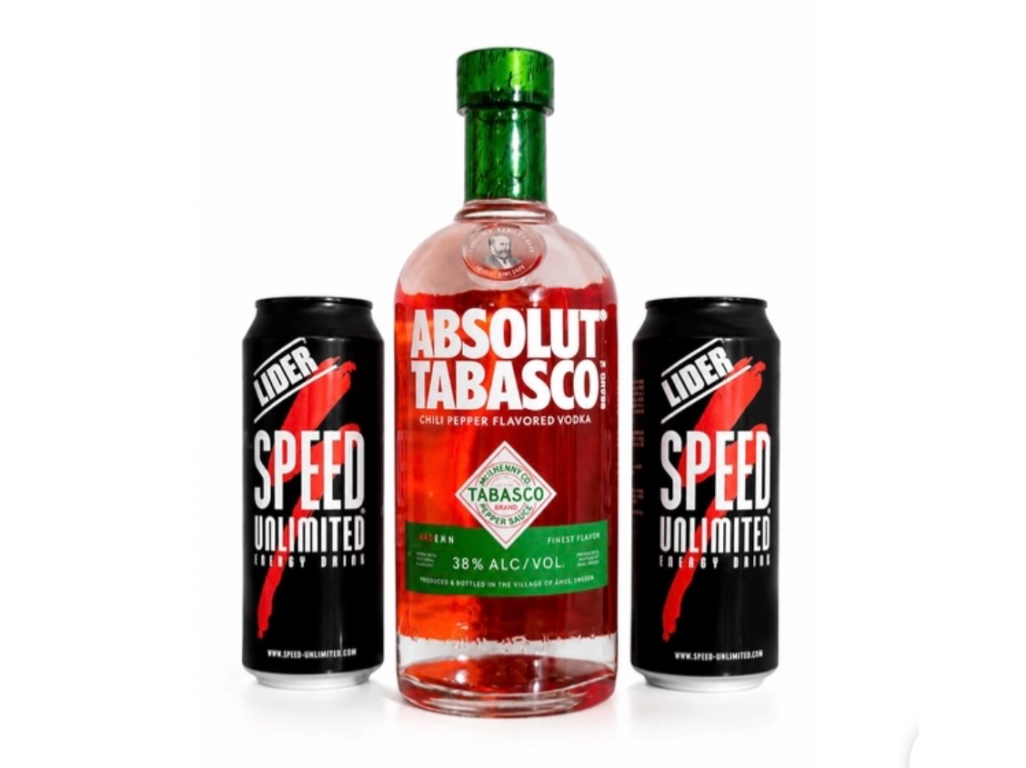 Absolut + 2 Speed XL 473 ml