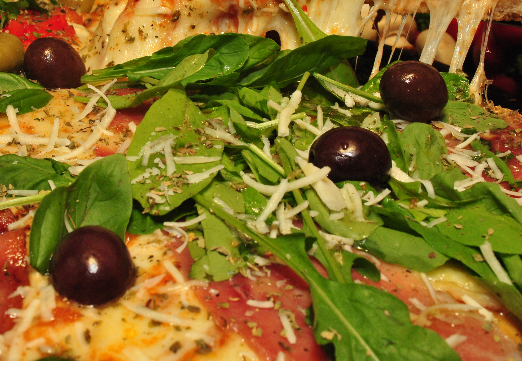 Jamón crudo y rúcula