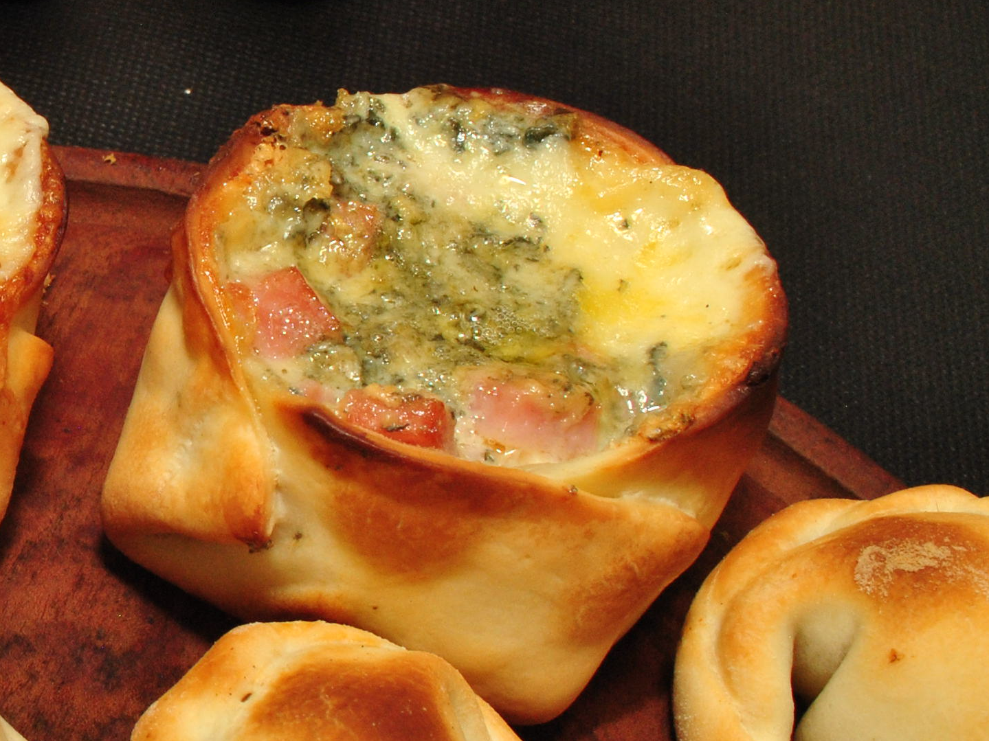 Jamón, queso y roquefort