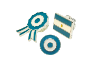 Escarapela Metalica x unidad