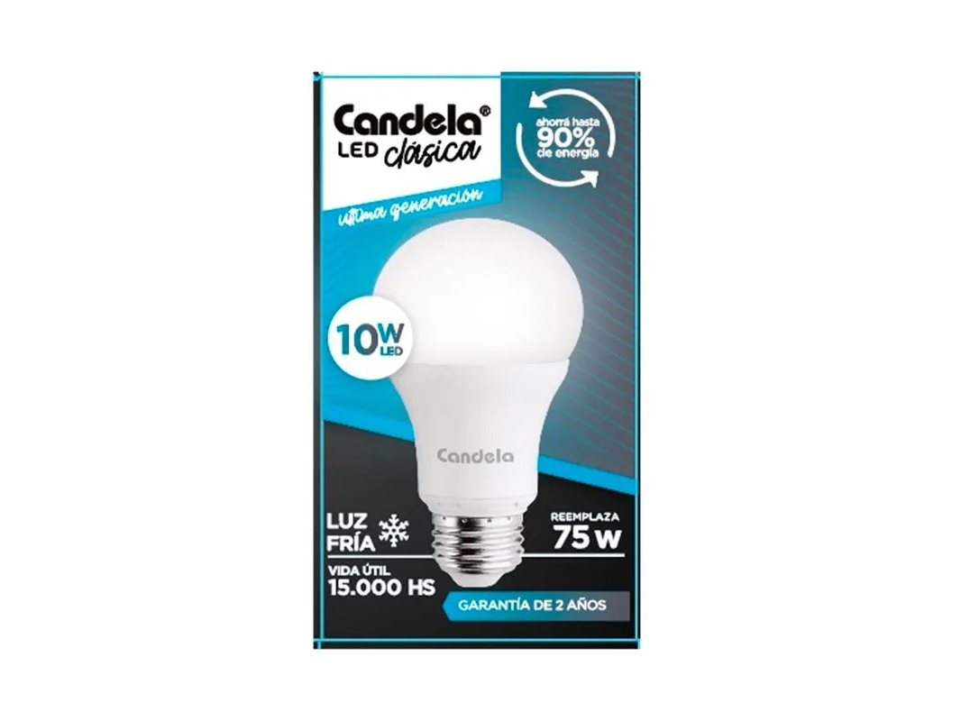 Lampara Led Candela 10w Luz fría