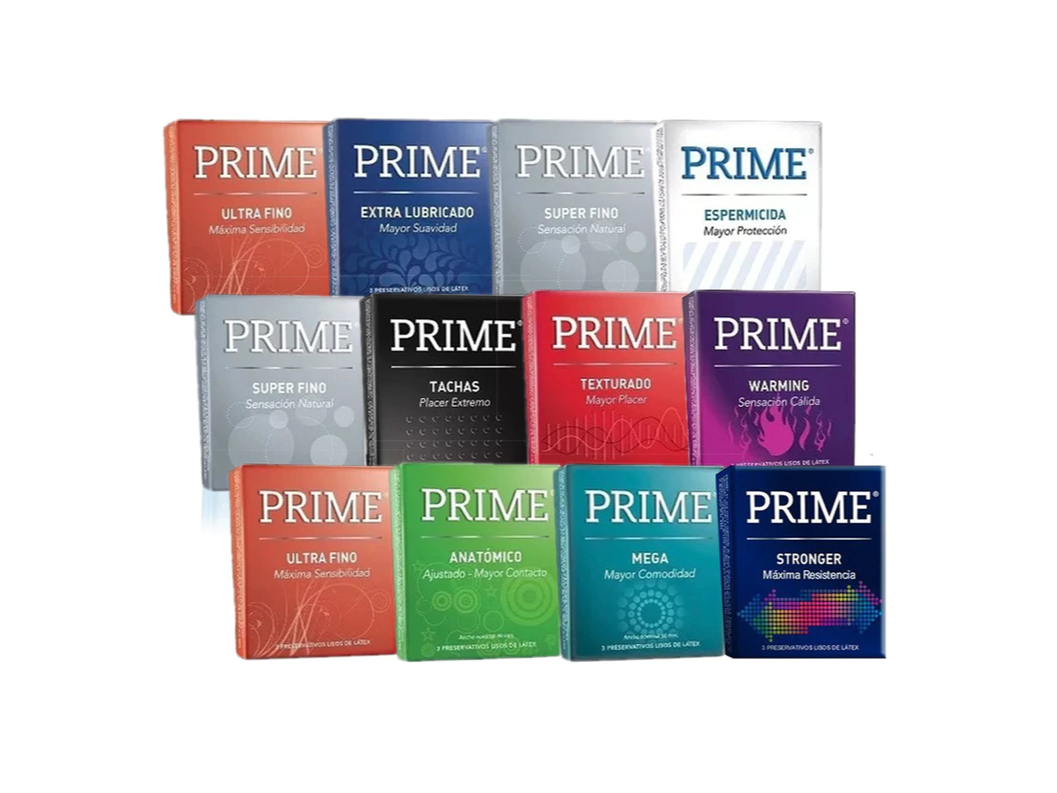 Preservativo Prime x3 Variedad