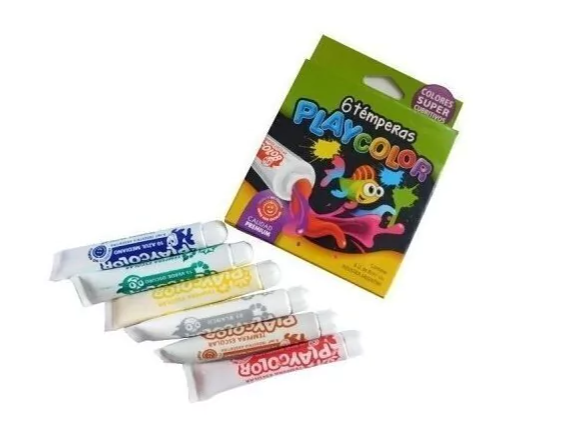 Témperas x6 colores