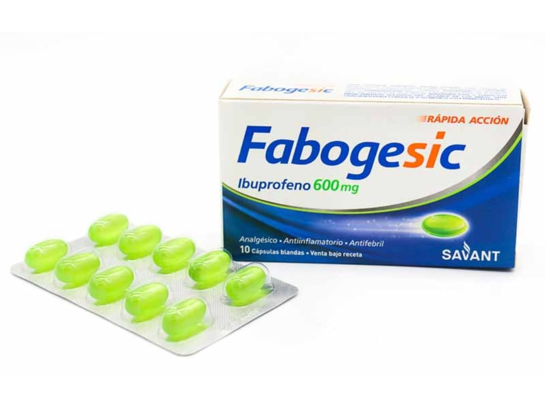 Ibuprofeno 600 Capsula Blanda x10