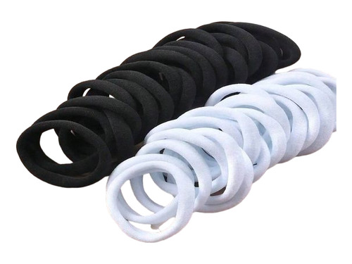 Colitas Toalla Mini x 12 Blanco y Negro