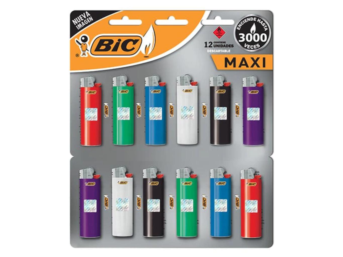 Encendedor Maxi Bic x unidad