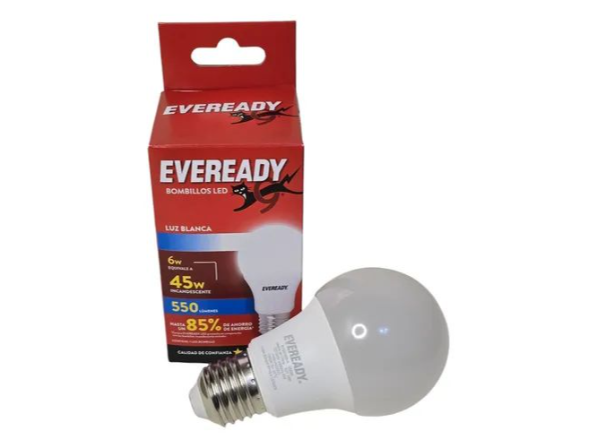 Lampara Led Eveready 6w
