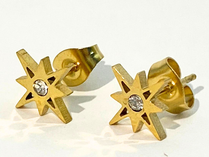 Aros Estrella con brillo