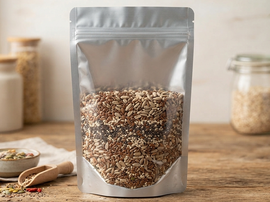 Mix de Semillas ( Lino , chia , sesamo y girasol ) x 100 gr env Doy pack