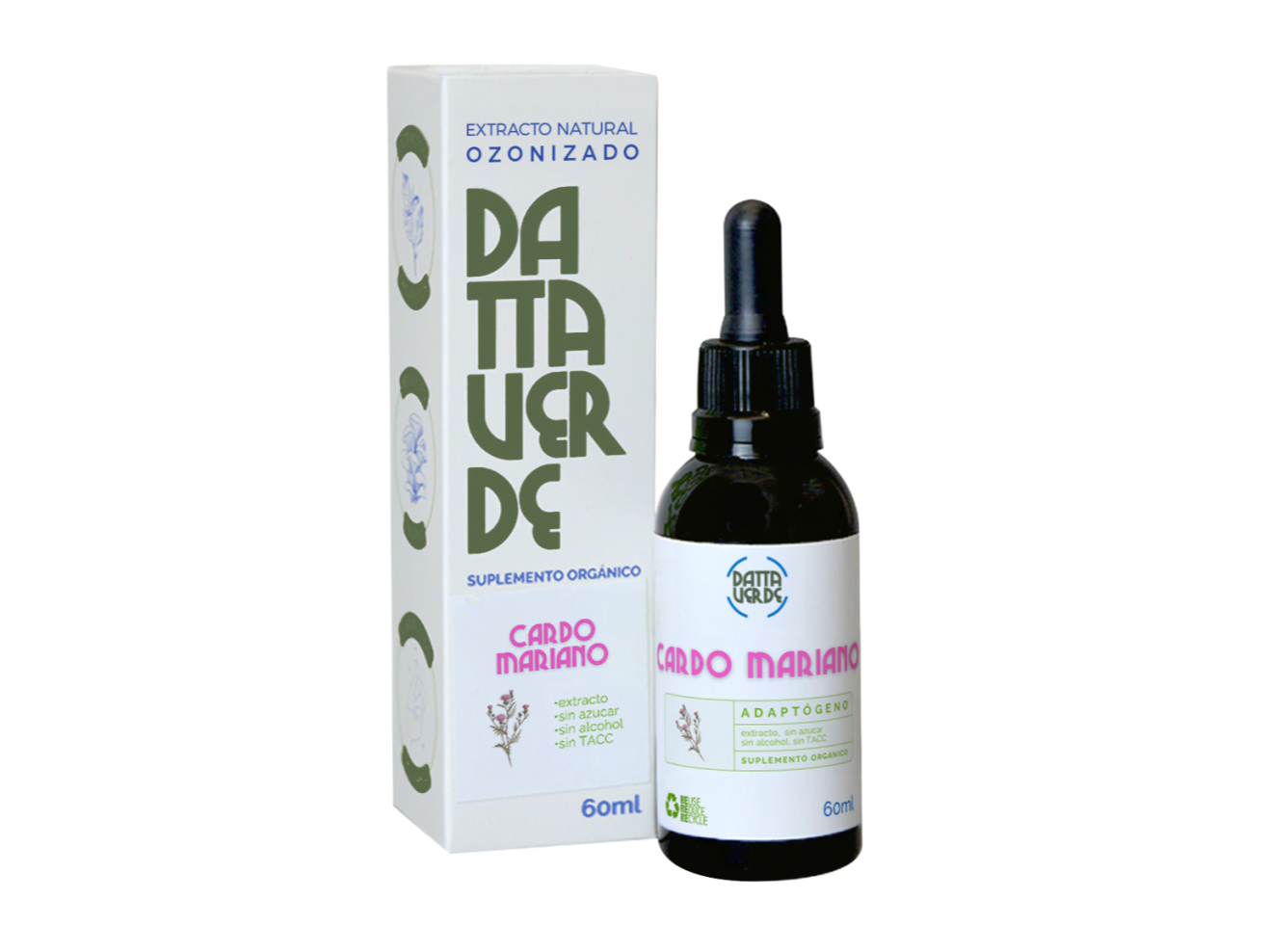 Cardo Mariano "Datta Verde "  Fco x 60 ml